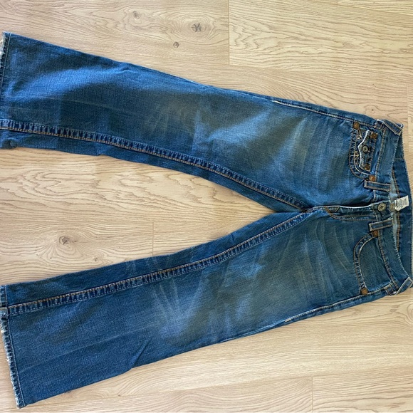 Mens Gently Used True Religion Jean Mens size 32 Altered 28 inseam - Picture 5 of 5